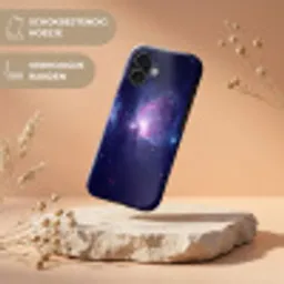 Ruimte - Sterren - Kleurrijk Toughcase MagSafe Apple iPhone 17 klein -USP_RandenV_NL