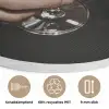 Hartje - Cocktail - Espresso Martini - Hand Akoestische PET Vilt - Rond klein -closeup_DE