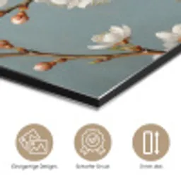 Botanisch - Stilleven - Blauw aluminium wit klein -closeup_DE