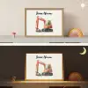 Graafmachine - Getekend - Oranje Light Box met batterij (Wandlamp kind) middel -sfeer3_kind