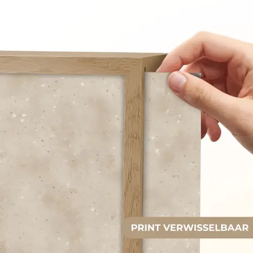 Structuur - Spikkels - Beige Light Box met batterij (Wandlamp) middel 907 -USP_websiteprintNL