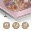 Taco - Kleurrijk - Edelstenen - Goud plexiglas 5mm klein -sfeer2