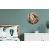 Kimono - Vrouw - kersenbomen Wandcirkel aluminium klein -slaapkamer