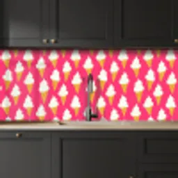 Softijs - Horentje - Roze keuken achterwand 2 middel 871 -sfeer1