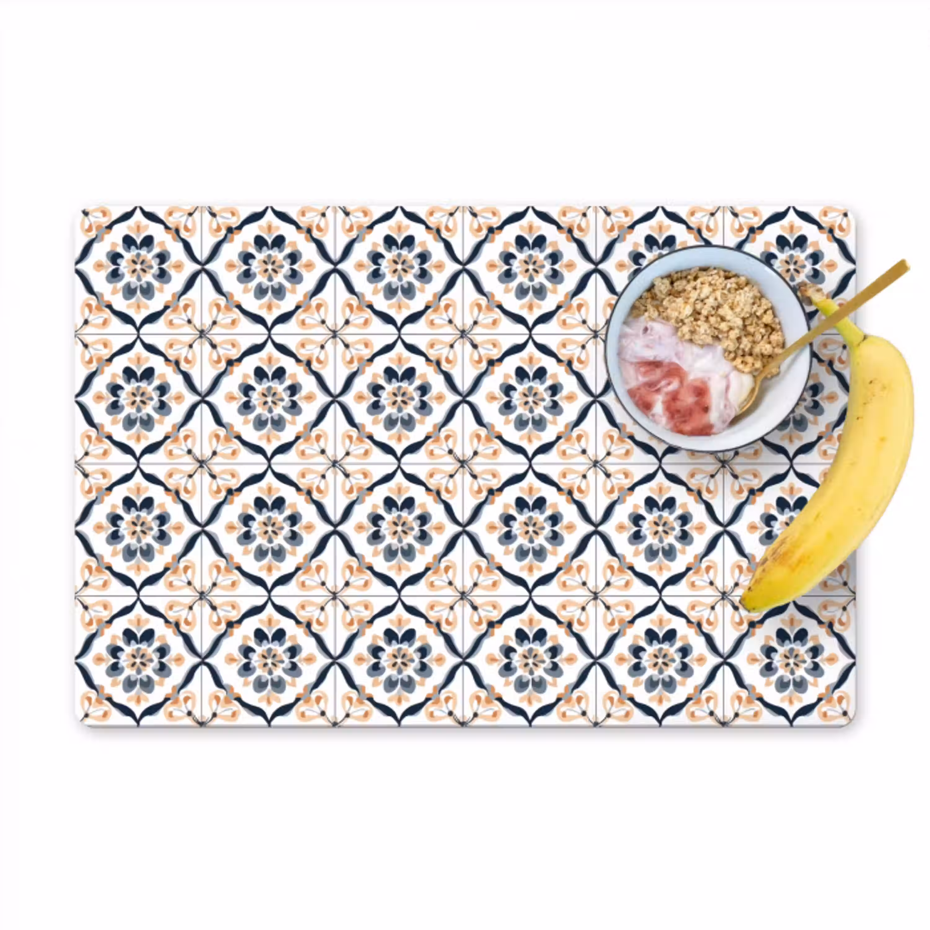 Bladvorm - Patroon - Kleurrijk Placemat vinyl groot 368 -zzzproduct_Kitchenyeah-website