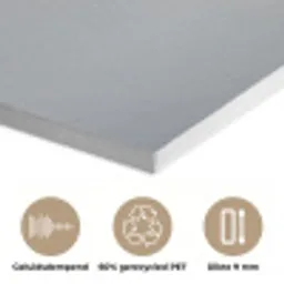 Minimalistisch - Silhouet - Zwart - Vliegtuig PET vilt klein -closeup_NL