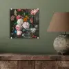 Stilleven met bloemen in een glazen vaas - Schilderij van Jan Davidsz. de Heem plexiglas 5mm klein -sfeer3
