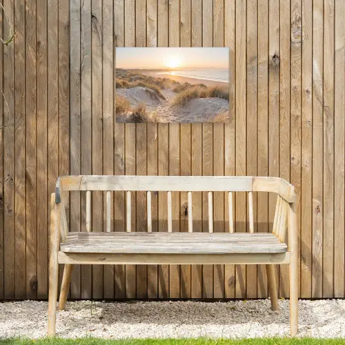 Duinen - Strand - Zee Tuinposter op houten frame 2 cm dik klein -sfeer4
