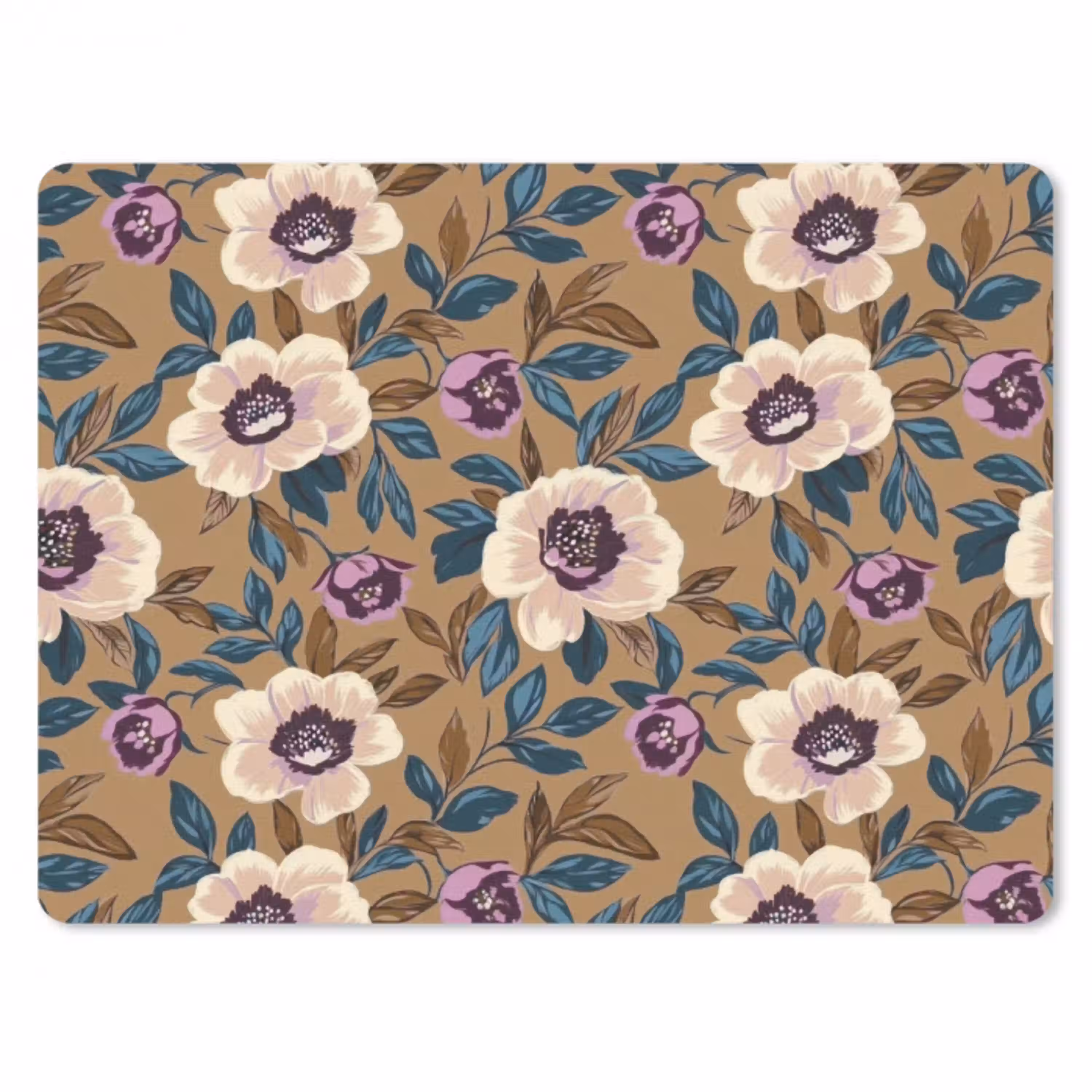 Floraal - Stilleven - Kleurrijk muismat rubber klein 262 -3d