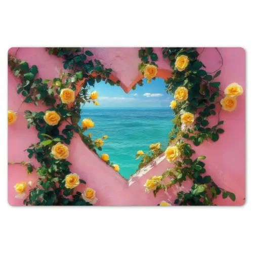 Hart - Zee - Muur Placemat vinyl groot -zzsfeer1_Kitchenyeah-website