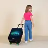 Neon racewagen in digitale stijl Kinderkoffer - Zwart klein -sfeer1