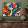 Abstract - Planten - Vormen - Kleurrijk PET vilt klein -sfeer2