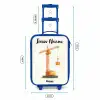 Torenkraan - Getekend - Oranje Kinderkoffer - Blauw klein -productfoto_formaten