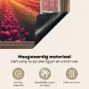 Doorkijk - Tulpen - Zonsondergang - Bloemen - Kleurrijk Inductie beschemer met haakjes klein -ky-onderkant-nl