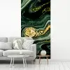 Marmer - Goud - Glitter - Groen - Marmerlook - Luxe fotobehang vinyl groot -woonkamer