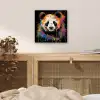Panda - Graffiti - Dieren - Zwart - Kleuren aluminium wit klein -sfeer3