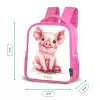 Roze baby varken Kinderrugzak - Roze middel -productfoto_formaten