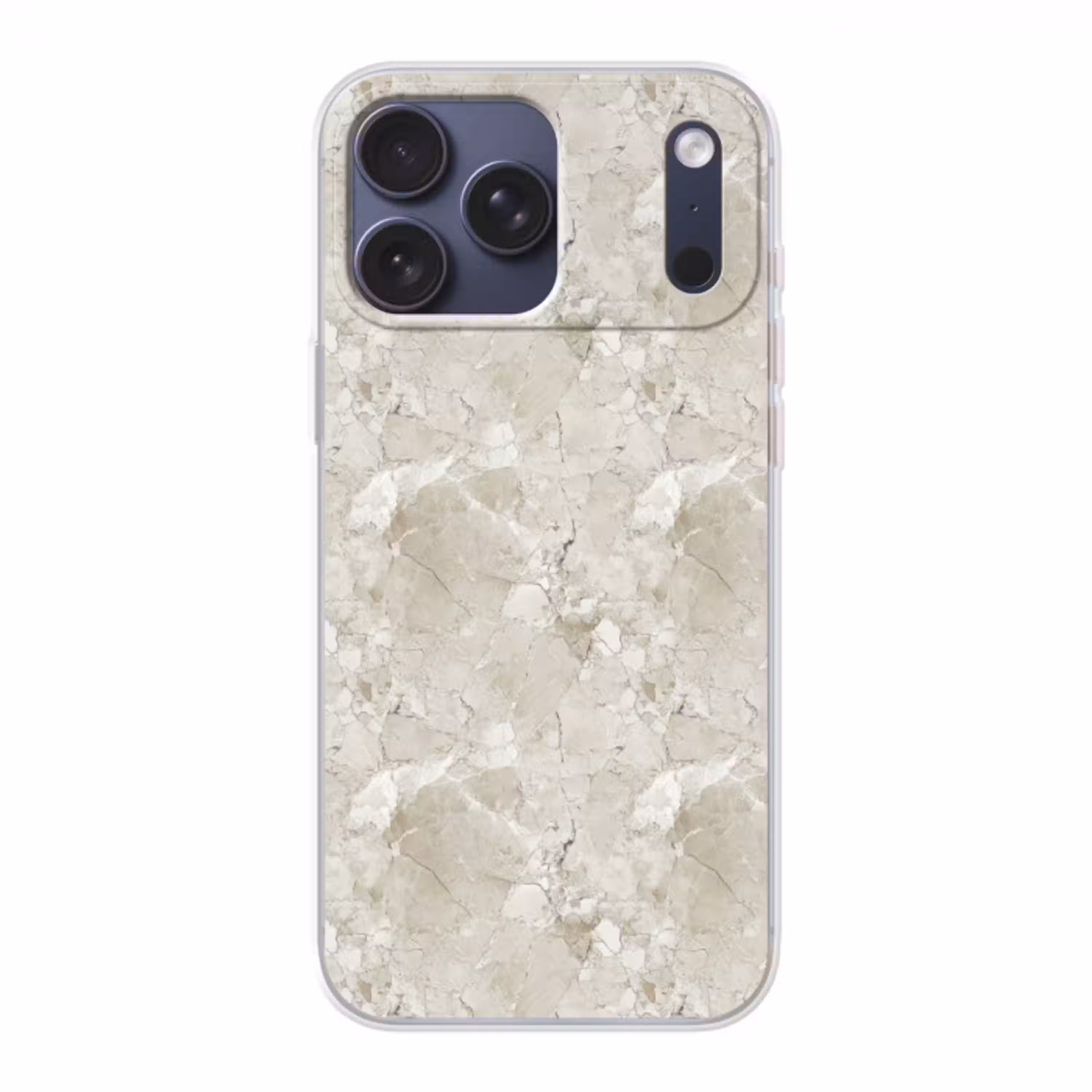Marmer - Grijs - Aders Telefoonhoesje iPhone 17 Pro Max klein 879 -3d