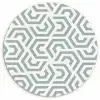 Design - Lijn - Patroon - Groen Wandcirkel kunststof plaat 5mm dik klein 188 -3d