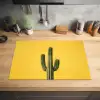 Cactus - Groen - Minimalistisch Inductie beschermer vinyl 3mm klein -sfeer5