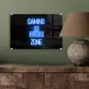 Gaming - Tekst - Gaming zone - Neon - Blauw plexiglas 5mm klein -sfeer3