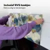 Bladeren - Abstract - Goud - Blauw Inductie beschemer met haakjes klein -ky-ophangen-nl