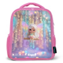 Fee - Elf - Regenboog Kinderrugzak - Roze middel -3d