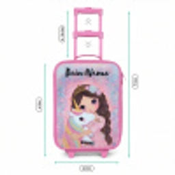 Meisje - Eenhoorn - Glitter Kinderkoffer - Roze klein -productfoto_formaten