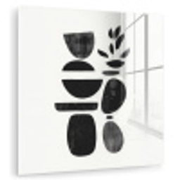 Japandi - Zwart - Abstract plexiglas 5mm klein -zzzproduct_nieuw