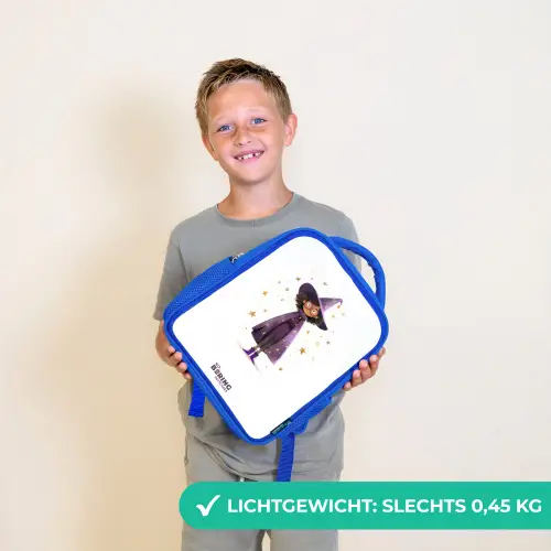De paarse tovenaarsmantel Kinderrugzak - Blauw middel -sfeer1_NL