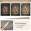 Honden - Dieren - Bruin - Zwart - Patronen - Kind Light Box met kabel klein -USP_dimbaarNL