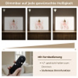 Ballerina - Fee - Bloemen - Roze Light Box met batterij (Wandlamp kind) middel -USP_dimbaarDE