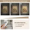 Goud - Abstracte penseelstreken - Moskee Light Box met kabel (Tafellamp) klein -USP_dimbaarNL