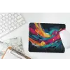 Banen - Golven - Kleurrijk - Abstract muismat rubber klein -witbureau