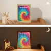 Kleurrijk - Regenboog - Spiraal Light Box met kabel (Kinderlampje) klein -sfeer3_kind