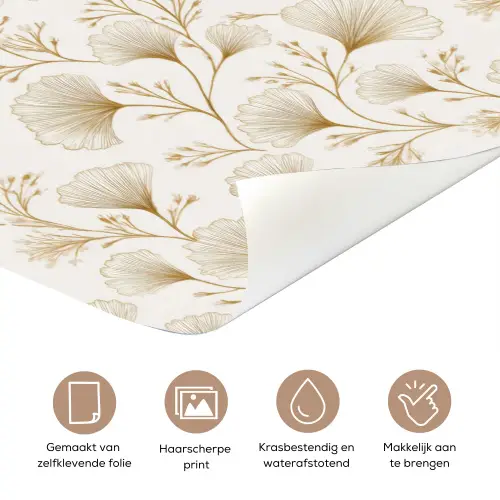 Ginkgo - Takken - Goud deurposter klein 289 -closeup_NL