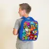 Monster met 1 Oog Kinderrugzak - Blauw middel -sfeer2