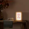 Tekst - Rood - Hartjes Light Box met kabel (Wandlamp) klein -sfeer4