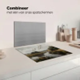 Eenden - Rivier - Landschap - Vlucht - Nostalgisch Inductie beschermer vinyl 3mm middel -wsfeer7_website