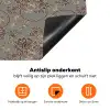 Donker - Bloemen - Sierlijk Inductie beschermer vinyl 3mm klein 276 -zzzzzzz-td-onderkant