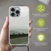 Grijs - Berg - Paarden Hoesje iPhone 16 Pro Max met koord klein -sfeer2_NL