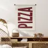 Pizza - Vintage - Decoratie - Japandi Wandkleed katoen klein -sfeer5