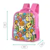 Monster met Stippen Kinderrugzak - Roze middel -productfoto_formaten