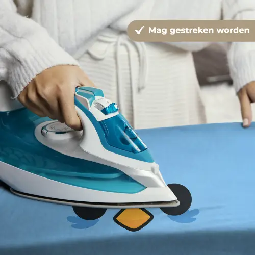 Vogel - Blauw - Eenvoudig Wandkleed katoen klein -sfeer9