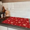 Illustratie - Sneeuwvlokken - Rood Inductie beschermer vinyl 3mm klein 276 -sfeer3