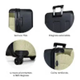 Bladeren - Structuur - Groen NBS - Large koffer - Volwassenen Unisex groot -zzzzzzzbolletjes_FR