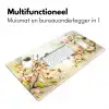 Takken - Bloemen - Vogeltjes - Roze Muismat XXL klein -sfeer4