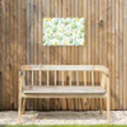 Patroon - Groen - Eieren Tuinposter op houten frame 2 cm dik klein -sfeer4