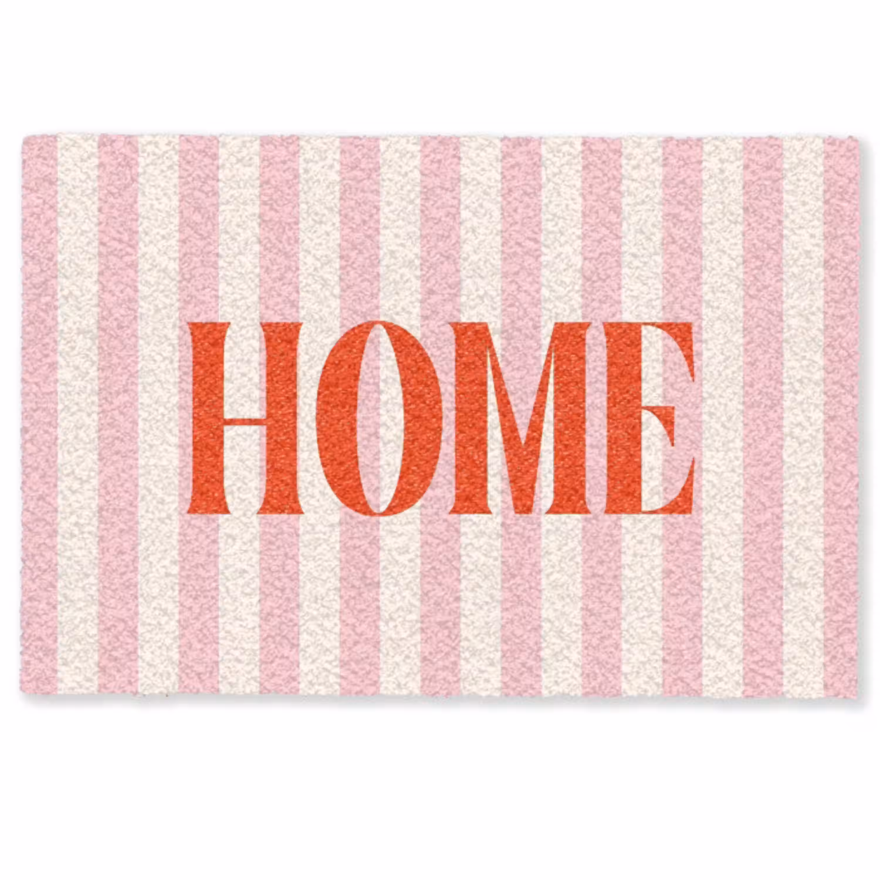Zachtroze - Rood - Strepen - Home Deurmat klein -zkaufland3d