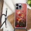 Bloemenboeket - Diepte - Tastbare textuur Hoesje iPhone 16 Pro Max met koord klein -sfeer4